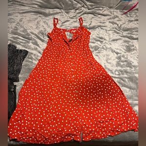 Retro Polka Dot Dress sz M